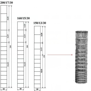 (Fabrik-Preis ISO9001-2008) korrosionsbeständiges Vieh-Fechten und Scharnier-Gelenk-Feld-Zaun